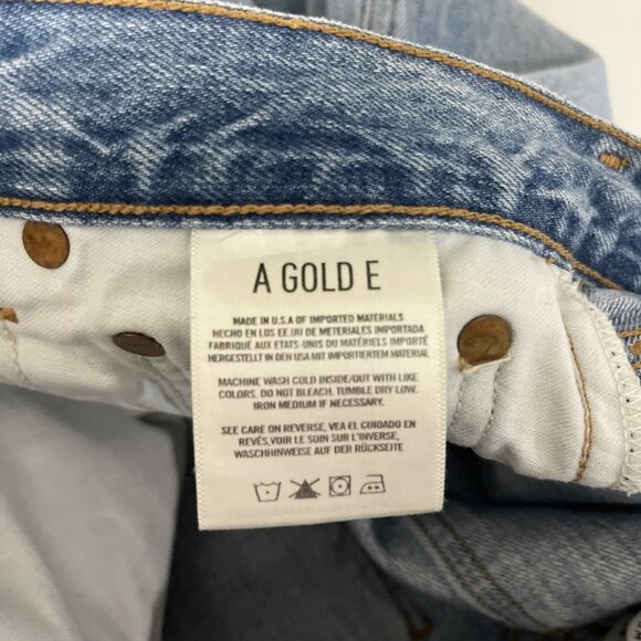 Agolde Jamie High-Rise Distressed Jeans Womens Size 24 - Picture 12 of 13